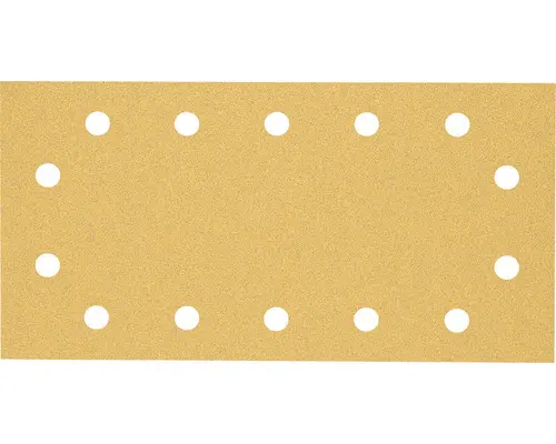 Schleifblatt für Schwingschleifer Bosch, 115x230mm, Korn 80, 14-Loch, 50 Stück