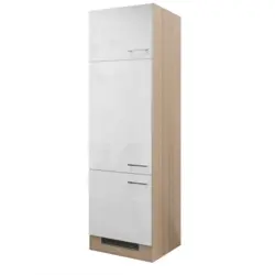 Geräteumbauschrank 60/200/57,1 cm in Akaziefarben, Perlmutt