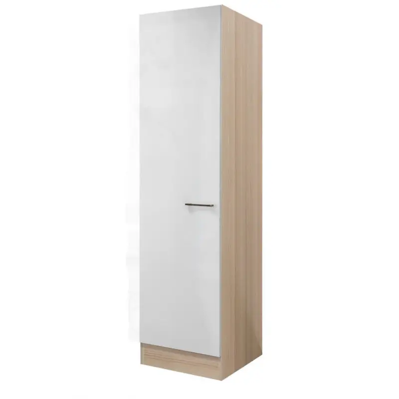 Geschirrschrank 50/200/57,1 cm in Akaziefarben, Perlmutt