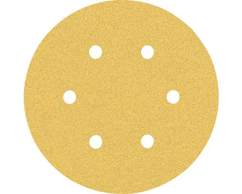 Schleifblatt für Exzenterschleifer Bosch, Ø150 mm, Korn 60, 6-Loch, 50 Stück