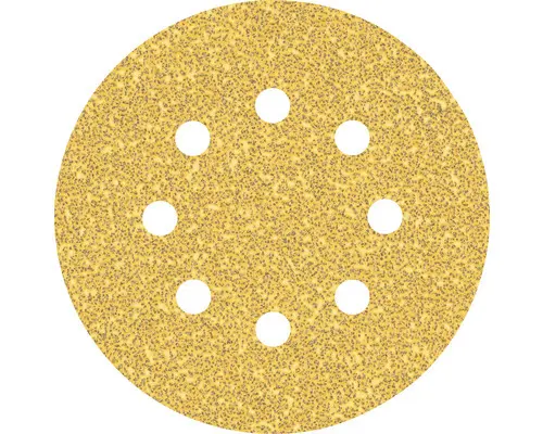 Schleifblatt für Exzenterschleifer Bosch, Ø125 mm, Korn 40, 8-Loch, 50 Stück