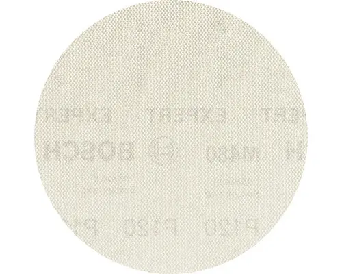 Schleifblatt für Exzenterschleifer Bosch, Ø150 mm, Korn 120, Ungelocht, 50 Stück