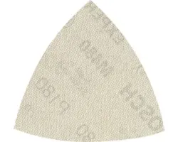 Schleifblatt für Deltaschleifer Bosch, 93x93x93 mm, Korn 180, Ungelocht, 50 Stück
