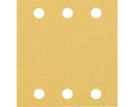 Hornbach Schleifblatt für Schwingschleifer Bosch, 115x107 mm, Korn 120, 6-Loch, 50 Stück