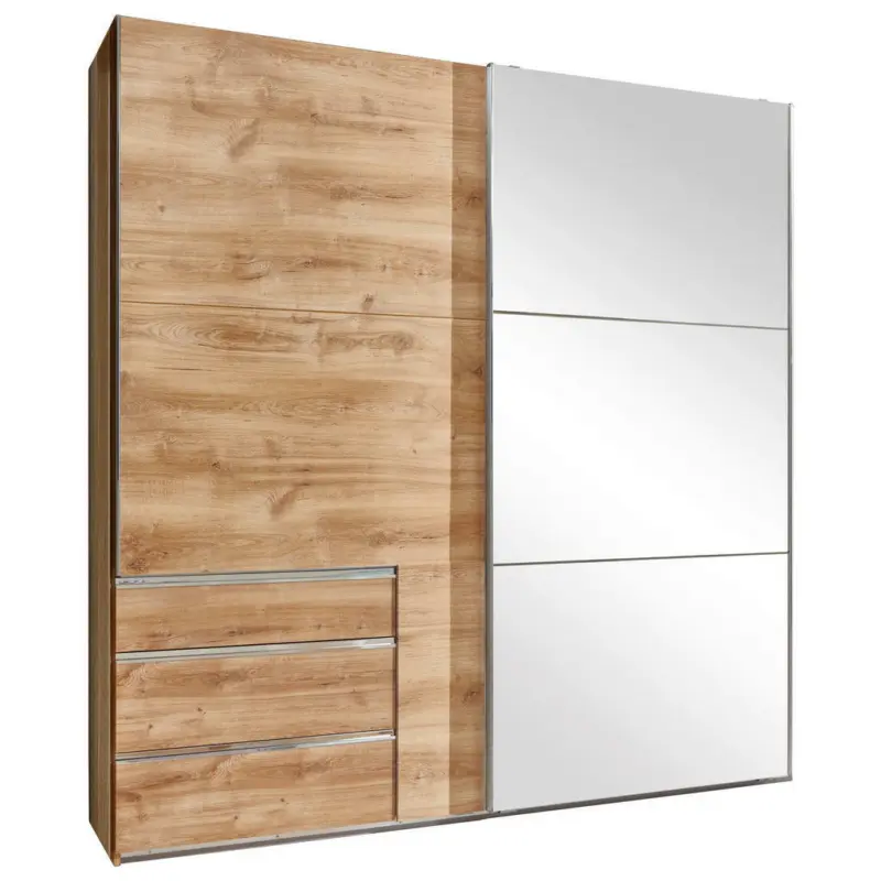 Schwebet&uuml;renschrank in Eichefarben