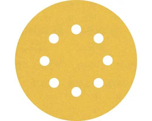 Schleifblatt für Exzenterschleifer Bosch, Ø125 mm, Korn 240, 8-Loch, 50 Stück