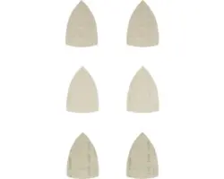 Schleifblatt für Multischleifer Bosch, 100x150 mm, Korn 80/120/180, Ungelocht, 10 Stück