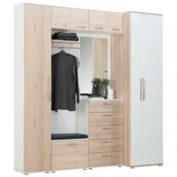 Garderobe 221/233/56 cm