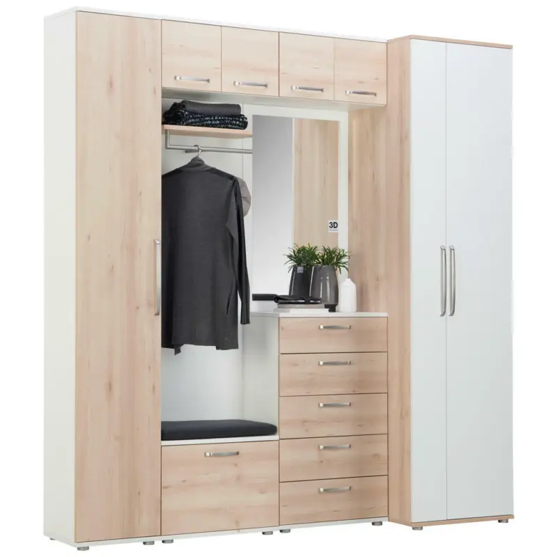 Garderobe 221/233/56 cm