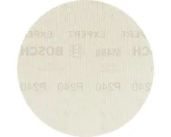 Schleifblatt für Exzenterschleifer Bosch, Ø125 mm, Korn 240, Ungelocht, 50 Stück