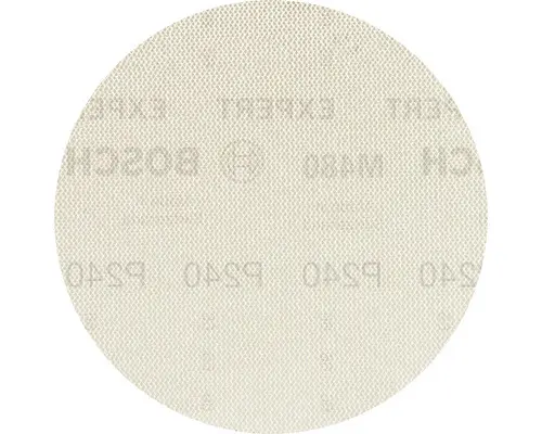 Schleifblatt für Exzenterschleifer Bosch, Ø125 mm, Korn 240, Ungelocht, 50 Stück