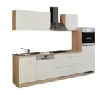XXXLutz Lauterach - Ihr Möbelhaus bei Bregenz Küchenblock 280 cm in Creme, Sonoma Eiche
