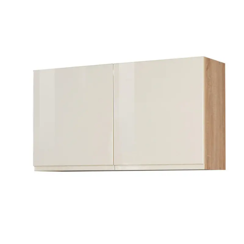 Küchenoberschrank 100/57/34 cm in Creme, Sonoma Eiche