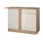 XXXLutz Lauterach - Ihr Möbelhaus bei Bregenz Eckunterschrank 110/85/60 cm in Creme, Sonoma Eiche