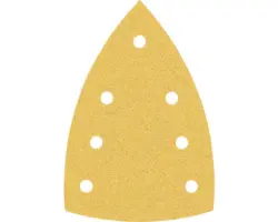 Schleifblatt für Deltaschleifer Bosch, 100x150 mm, Korn 80, Gelocht, 50 Stück