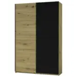 XXXLutz Lauterach - Ihr M&ouml;belhaus bei Bregenz Schwebet&uuml;renschrank in Schwarz, Eichefarben