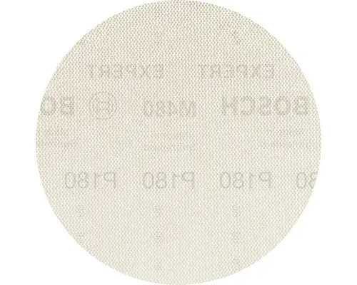 Schleifblatt für Exzenterschleifer Bosch, Ø125 mm, Korn 180, Ungelocht, 50 Stück