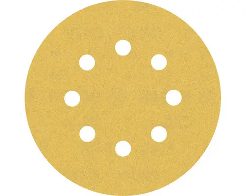 Schleifblatt für Exzenterschleifer Bosch, Ø125 mm, Korn 180, 8-Loch, 50 Stück