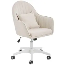 Drehstuhl in Mikrofaser Beige