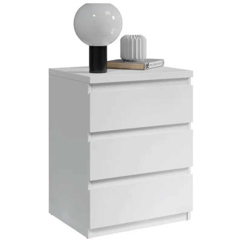Nachtkästchen in Weiß