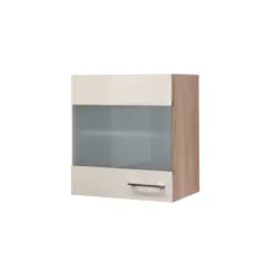 Küchenoberschrank 50/54,8/32 cm in Beige, Sonoma Eiche, Kaschmir