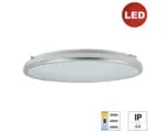 Hornbach LED Deckenleuchte White² 18 W 2000 lm 3000 - 6000 K 330x330x62 mm IP 44 weiß (Rahmen silber)