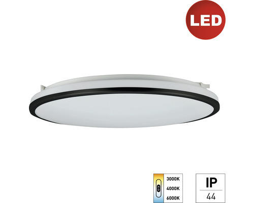 LED Deckenleuchte White² 18 W 2000 lm 3000 K - 6000 K 330x330x62 mm IP 44 weiß (Rahmen schwarz)