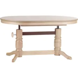 Couchtisch in Holz, Holzwerkstoff 120-160/75/56-72 cm