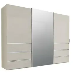 Schwebetürenschrank in Champagner