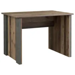 Schreibtisch 103/70/73.5 cm in Braun, Dunkelgrau