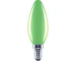 Hornbach FLAIR LED Kerzenlampe C35 E14/2W grün