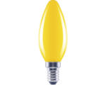 Hornbach FLAIR LED Kerzenlampe C35 E14/2W gelb