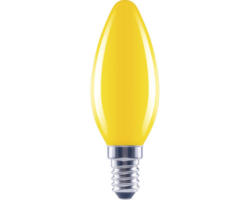 FLAIR LED Kerzenlampe C35 E14/2W gelb