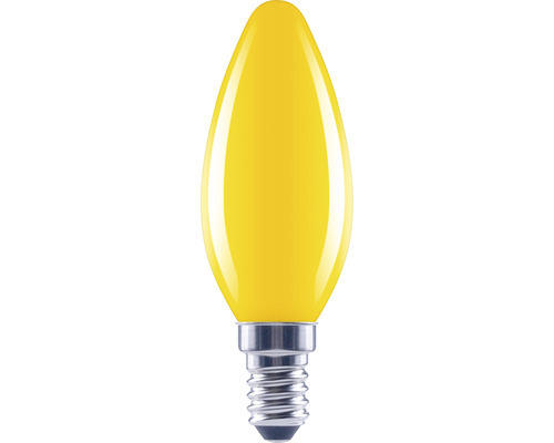 FLAIR LED Kerzenlampe C35 E14/2W gelb