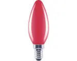 Hornbach FLAIR LED Kerzenlampe C35 E14/2W rot