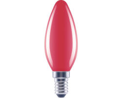 FLAIR LED Kerzenlampe C35 E14/2W rot