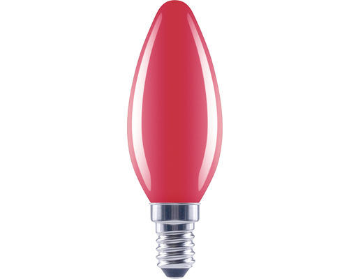 FLAIR LED Kerzenlampe C35 E14/2W rot