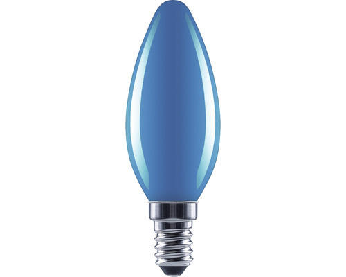 FLAIR LED Kerzenlampe C35 E14/2W blau