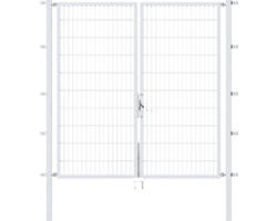 Doppeltor Flexo 197 x 200 cm silber