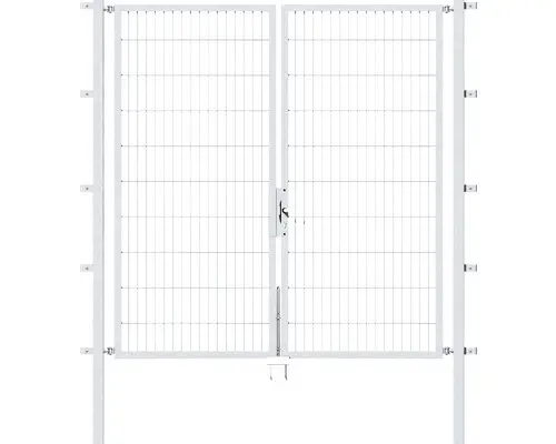Doppeltor Flexo 197 x 200 cm silber