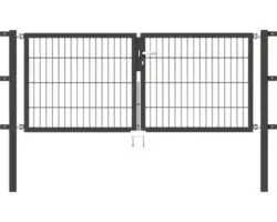 Doppeltor Flexo 197 x 80 cm anthrazit