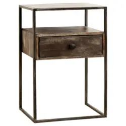 Beistelltisch in Holz 45/30/66 cm