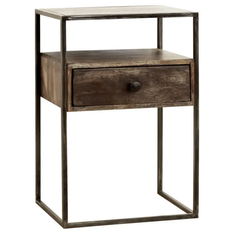 Beistelltisch in Holz 45/30/66 cm