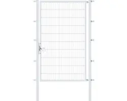 Einzeltor Flexo 126,5 x 200 cm silber