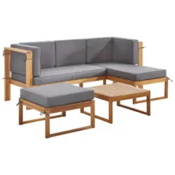 Loungegarnitur 4-teilig 199/123,5 cm
