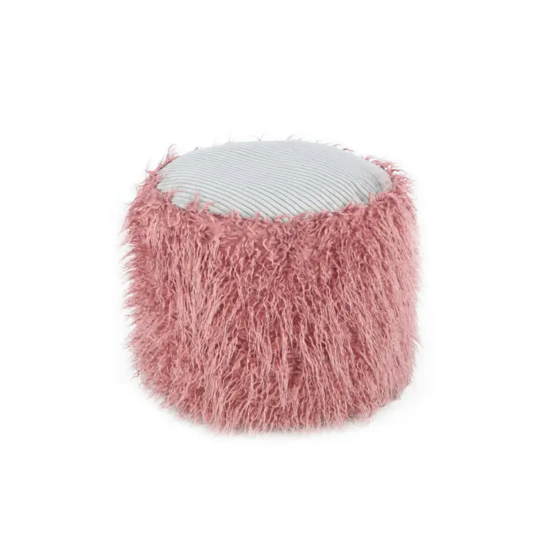 Pouf in Rosa Kunststoff