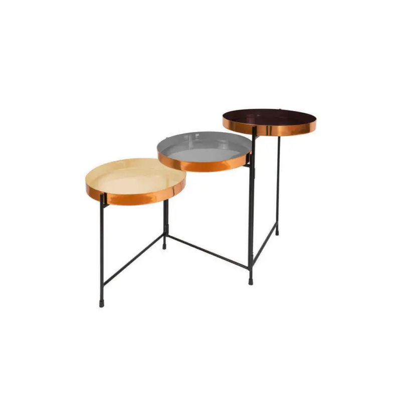 Beistelltisch in Metall 96,5/30,5/60,5 cm