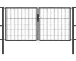 Doppeltor Flexo 250 x 120 cm anthrazit