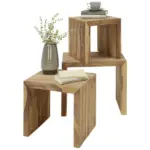 XXXLutz Lauterach - Ihr M&ouml;belhaus bei Bregenz Satztisch in Holz 55/35/45 cm