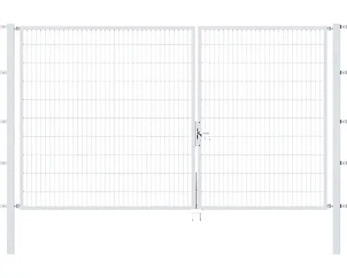 Doppeltor Flexo 350 x 200 cm silber